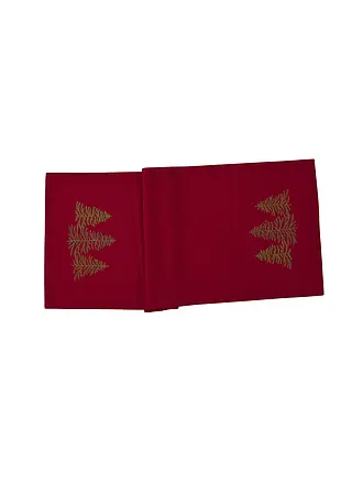 SANDER | Weihnachts Mitteldecke 85x85cm WOODLANDS Red | 